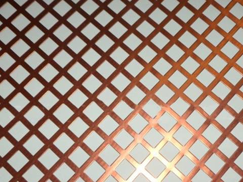 Perforated Copper Sheet
